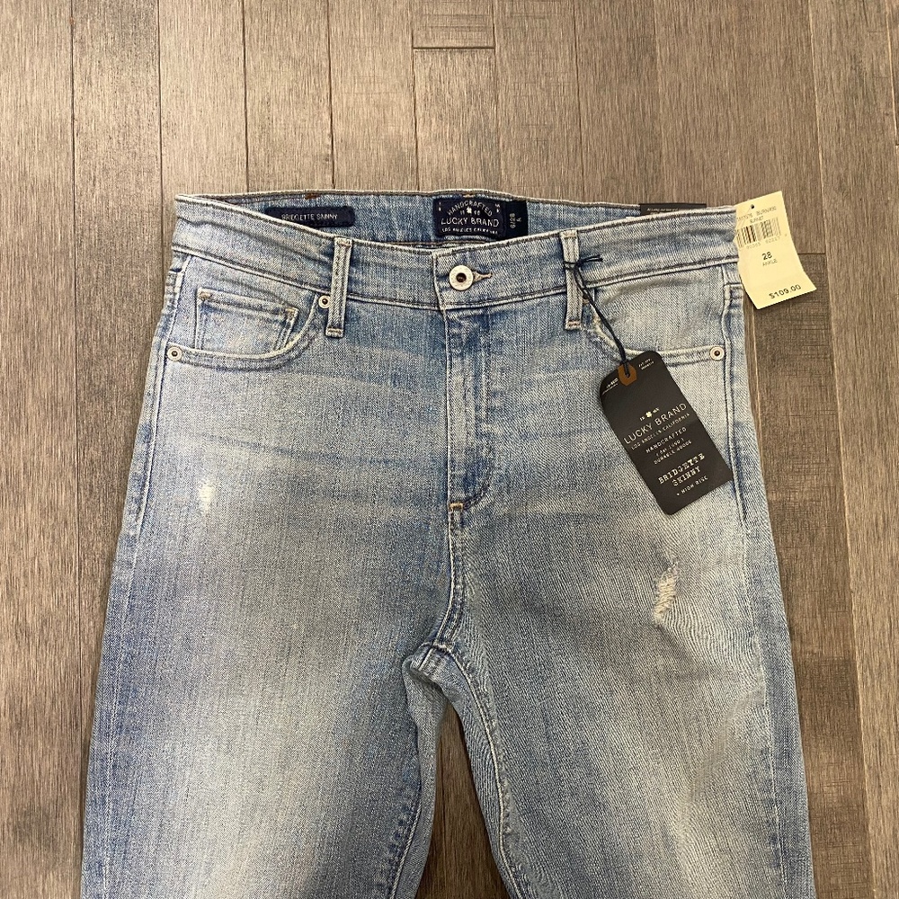 NWT Lucky Brand Bridgette Skinny High Rise Jeans - Picture 3 of 12